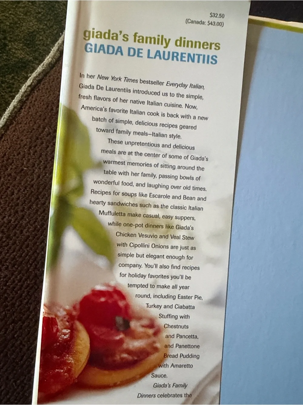 Giada's Family Dinners Cookbook - - Picture 3 of 6